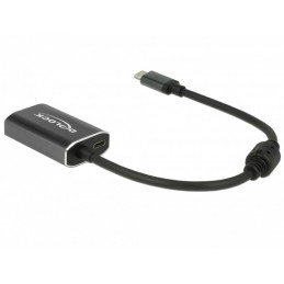 DeLOCK 62990 USB grafiikka-adapteri 4096 x 2160 pikseliä Harmaa