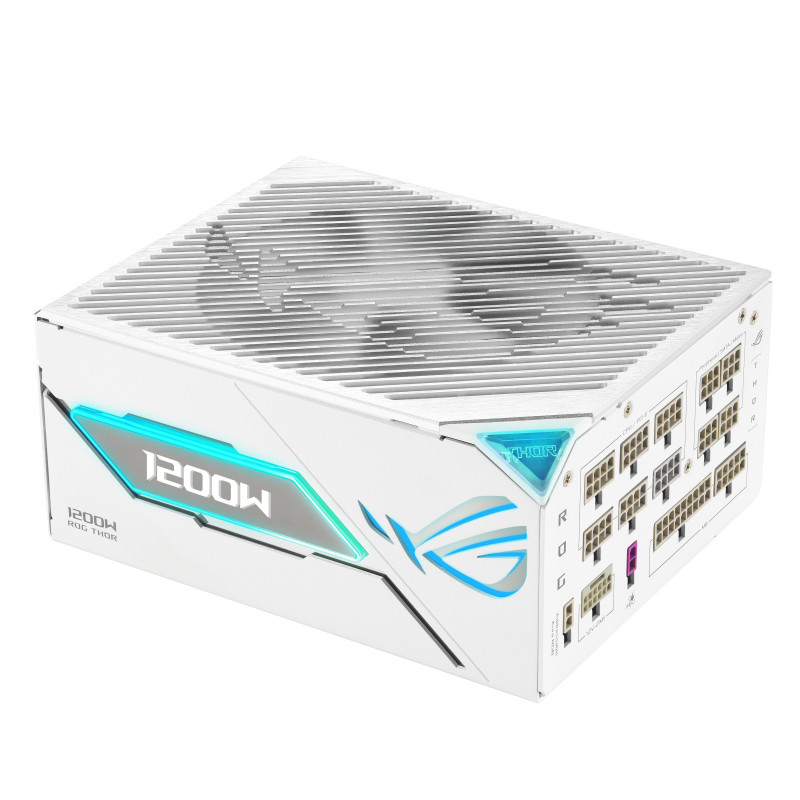 ASUS ROG -THOR-1200P3-WHITE-GAMING virtalähdeyksikkö 1200 W 20+4 pin ATX ATX Valkoinen