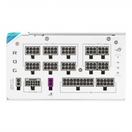 ASUS ROG -THOR-1200P3-WHITE-GAMING virtalähdeyksikkö 1200 W 20+4 pin ATX ATX Valkoinen