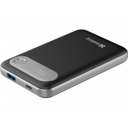 Sandberg 421-16 akku- ja paristolaturi Litium polymeeri (LiPo) 10000 mAh Alumiini, musta