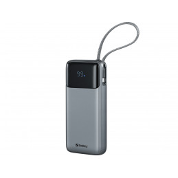 Sandberg 421-29 akku- ja paristolaturi Litium polymeeri (LiPo) 20000 mAh musta, Harmaa