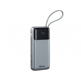 Sandberg 421-29 akku- ja paristolaturi Litium polymeeri (LiPo) 20000 mAh musta, Harmaa