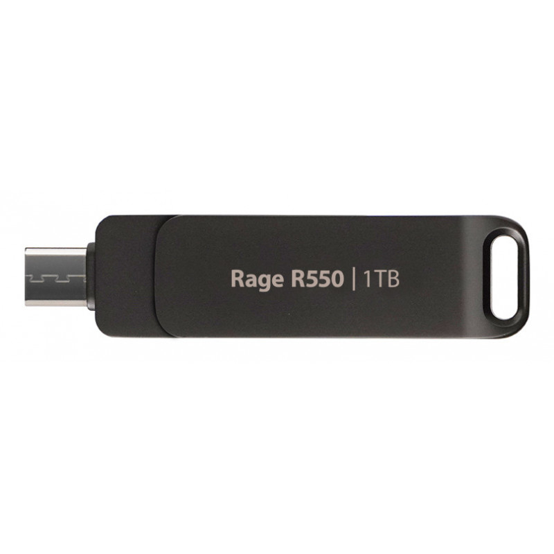 Patriot Memory Rage R550 USB-muisti 1 TB USB Type-A   USB Type-C 3.2 Gen 1 (3.1 Gen 1) musta