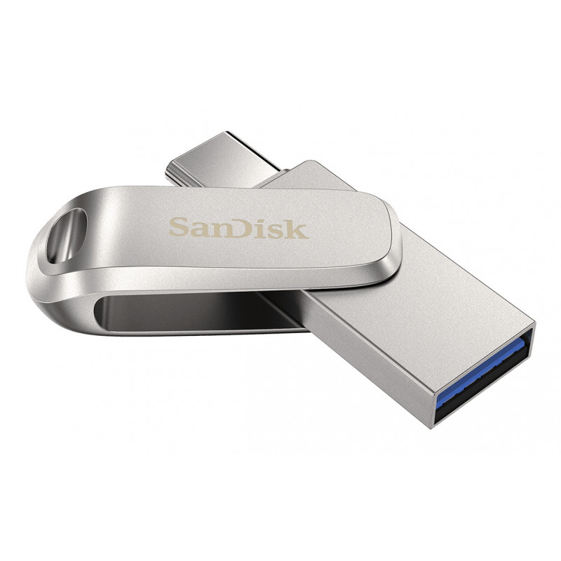 SanDisk Ultra Dual Drive Luxe USB-muisti 2 TB USB Type-A   USB Type-C 3.2 Gen 1 (3.1 Gen 1) Hopea
