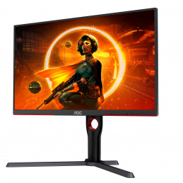 AOC G3 Q27G3XMN BK tietokoneen litteä näyttö 68,6 cm (27") 2560 x 1440 pikseliä 2K Ultra HD LED musta, Punainen