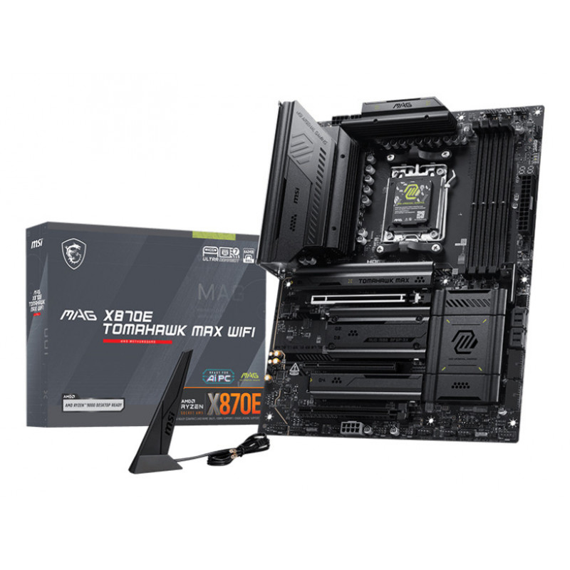MSI MAG X870E TOMAHAWK MAX WIFI emolevy AMD X870E Pistoke AM5 ATX