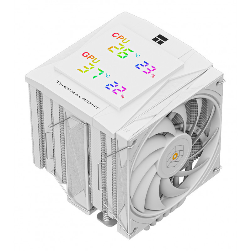 Thermalright Royal Pretor Royal Knight 120 Digital Suoritin Ilmanjäähdytin 13 cm Valkoinen