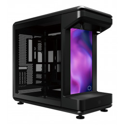 Cooler Master MasterFrame 360 STAGE LCD Full Tower musta, Läpinäkyvä