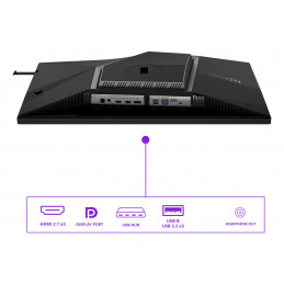 AOC AGON PRO AG276QSG2 tietokoneen litteä näyttö 68,6 cm (27") 2560 x 1440 pikseliä Quad HD musta, Harmaa