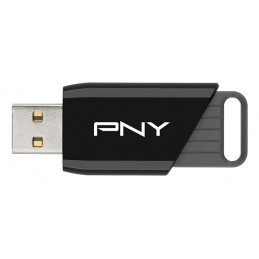 PNY Attaché X USB-muisti 64 GB USB A-tyyppi 3.2 Gen 1 (3.1 Gen 1) musta