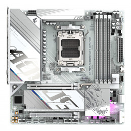 GIGABYTE X870M AORUS ELITE WIFI7 ICE AMD X870 Pistoke AM5 mikro ATX