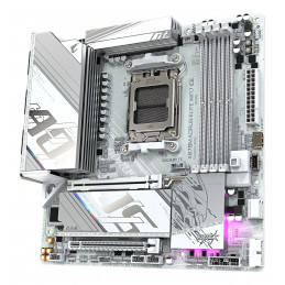GIGABYTE X870M AORUS ELITE WIFI7 ICE AMD X870 Pistoke AM5 mikro ATX