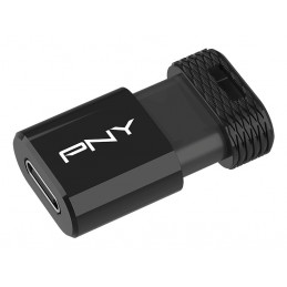 PNY Elite-X USB-muisti 128 GB USB Type-C 3.2 Gen 1 (3.1 Gen 1) musta