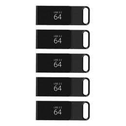 PNY Elite USB-muisti 64 GB USB Type-C 3.2 Gen 1 (3.1 Gen 1) musta