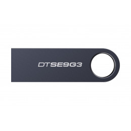 Kingston Technology DataTraveler 128 Gt SE9 G3 – tumma nikkeli