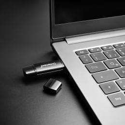 Intenso 3544492 USB-muisti 256 GB USB Type-A   USB Type-C 3.2 Gen 1 (3.1 Gen 1) musta