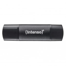 Intenso 3544491 USB-muisti 128 GB USB Type-A   USB Type-C 3.2 Gen 1 (3.1 Gen 1) musta