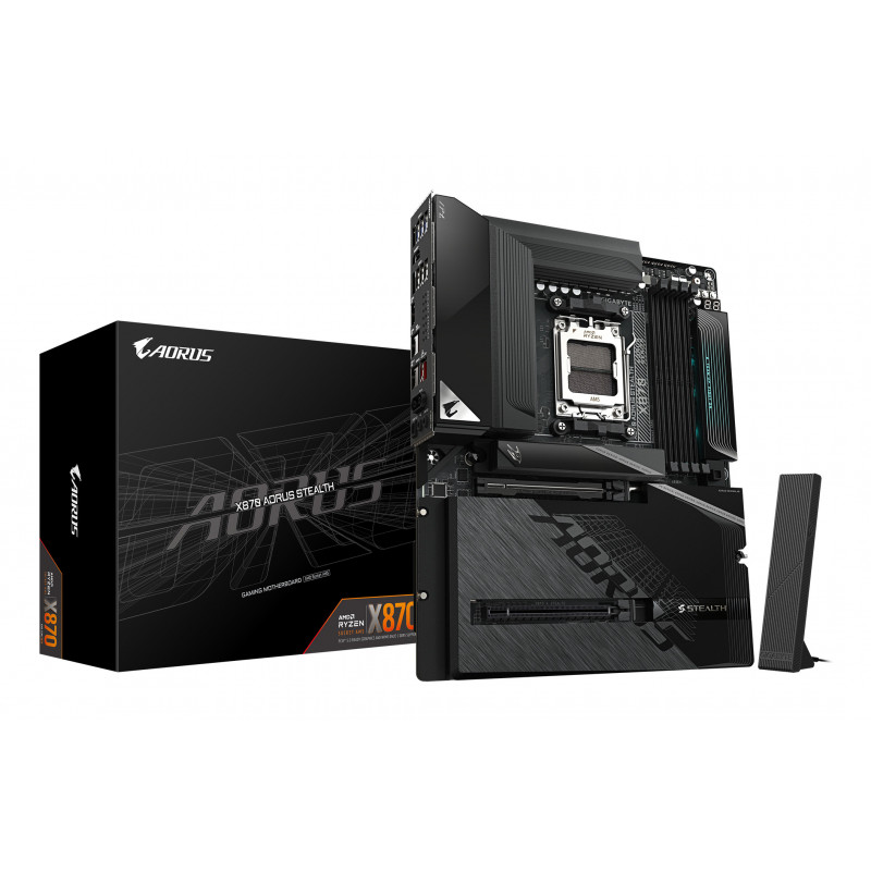 GIGABYTE X870 AORUS STEALTH AMD X870 Pistoke AM5 ATX