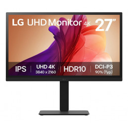 LG 27BA45U-B tietokoneen litteä näyttö 68,6 cm (27") 3840 x 2160 pikseliä 4K Ultra HD musta