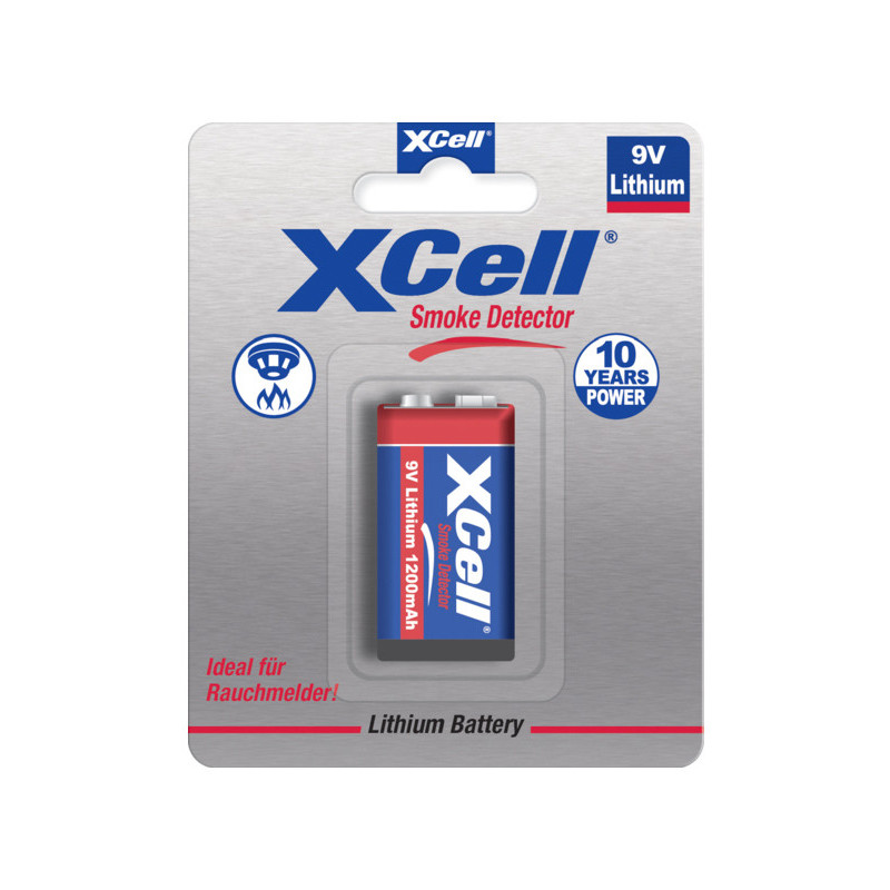 XCell 138482 kotitalousparisto Ladattava akku 9V Litium