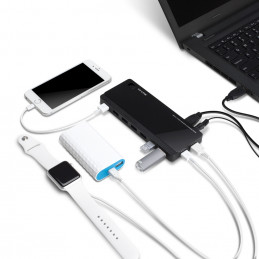TP-Link UH720 keskitin USB 3.2 Gen 1 (3.1 Gen 1) Micro-B 5000 Mbit s musta
