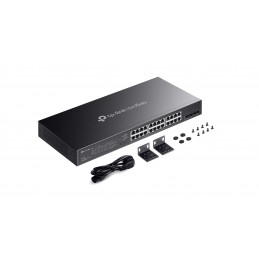 TP-Link Omada SG2428LP verkkokytkin Hallittu L2 L2+ Gigabit Ethernet (10 100 1000) Power over Ethernet -tuki Harmaa