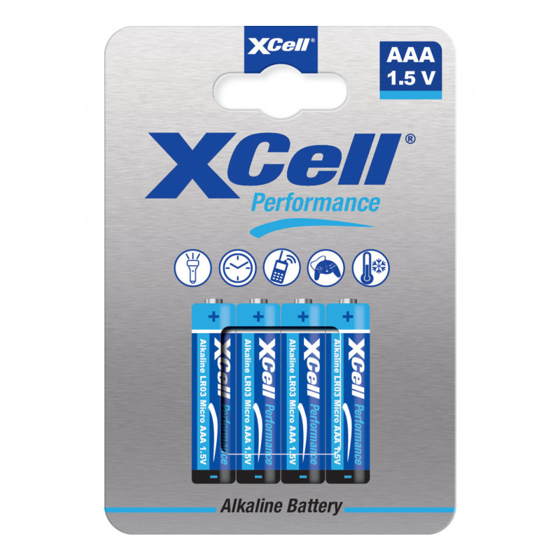 XCell 115354 kotitalousparisto Kertakäyttöinen akku AAA Alkali