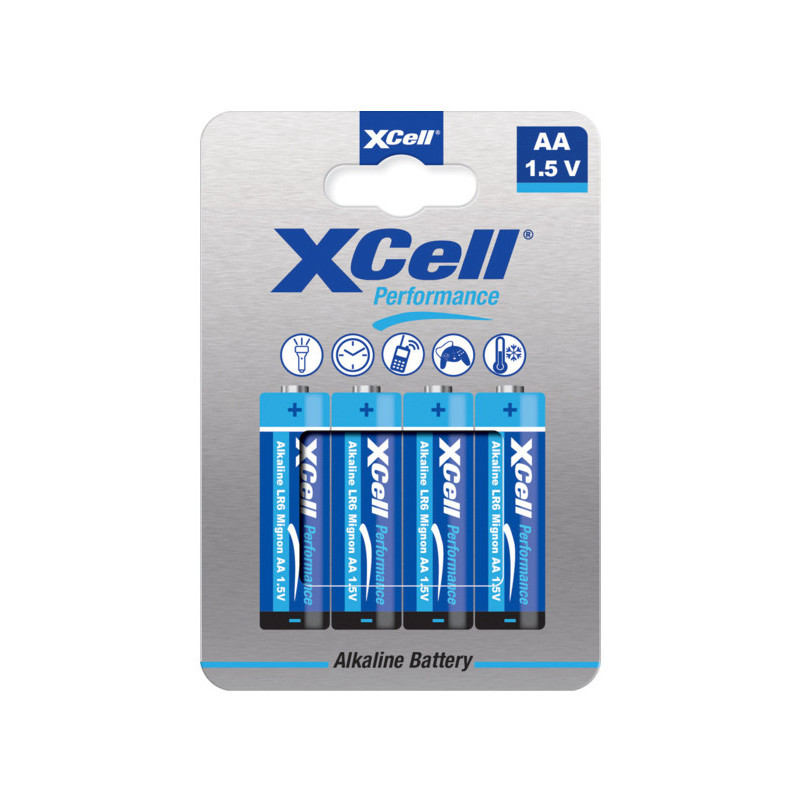 XCell 136150 kotitalousparisto Kertakäyttöinen akku AA Alkali