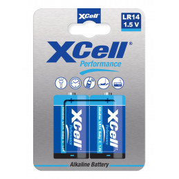 XCell 115355 kotitalousparisto Kertakäyttöinen akku C Alkali