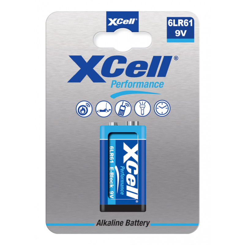 XCell 115357 kotitalousparisto Kertakäyttöinen akku 9V Alkali