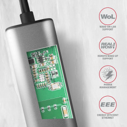 Axagon ADE-25RC verkkokortti Ethernet 2500 Mbit s