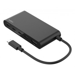 Belkin AVC021HQBK keskitin USB Type-C 10000 Mbit s musta