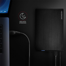 Axagon EE35-XA3 tallennusaseman kotelo HDD-kotelo musta 3.5"