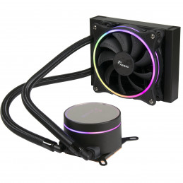 Inter-Tech LC-120 RGB Suoritin All-in-one-nesteenjäähdytin 12 cm musta 1 kpl