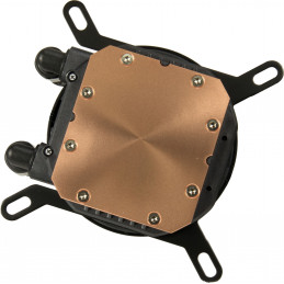 Inter-Tech LC-240 RGB Suoritin All-in-one-nesteenjäähdytin 12 cm musta 1 kpl