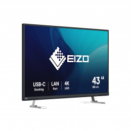 EIZO FlexScan EV4340X-BK tietokoneen litteä näyttö 108 cm (42.5") 3840 x 2160 pikseliä 4K Ultra HD LCD Musta