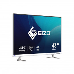 EIZO FlexScan EV4340X-WT tietokoneen litteä näyttö 108 cm (42.5") 3840 x 2160 pikseliä 4K Ultra HD LCD Valkoinen