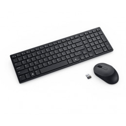 DELL KM555 näppäimistö Sisältää hiiren Universaali RF Wireless + Bluetooth QWERTY Pohjoismainen musta