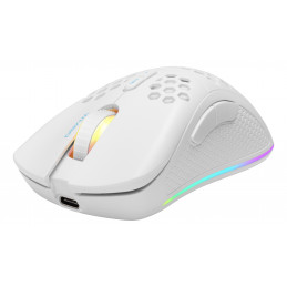 Deltaco Gaming WM80 langaton ultrakevyt pelihiiri, RGB, valkoinen