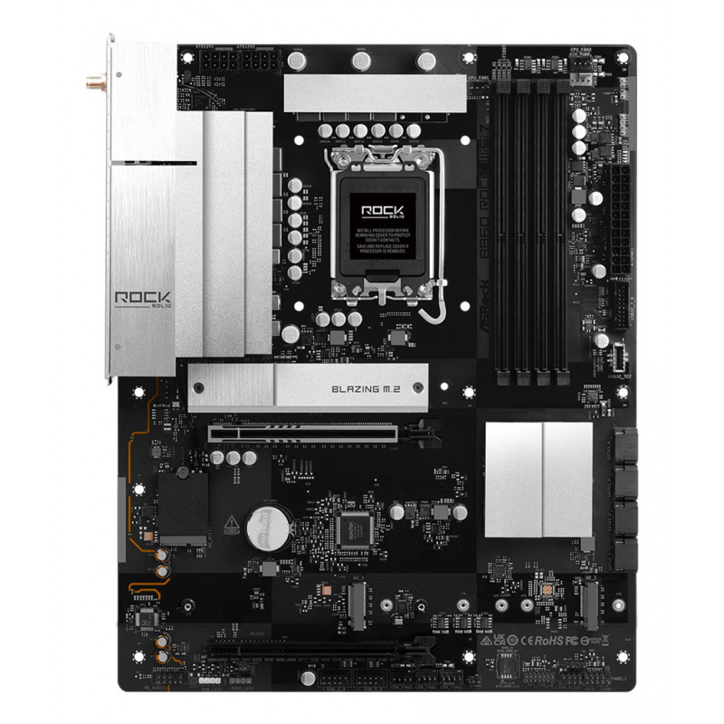 Asrock B860 Rock WiFi 7 Intel B860 LGA 1851 (Socket V1) ATX