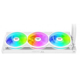 Thermaltake TH360-S V3 ARGB Suoritin All-in-one-nesteenjäähdytin 12 cm Musta, Valkoinen 1 kpl