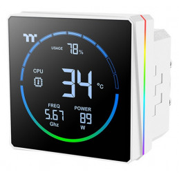 Thermaltake TH240-S V3 ARGB Suoritin All-in-one-nesteenjäähdytin 12 cm Valkoinen 1 kpl