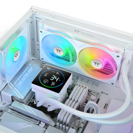 Thermaltake TH240-S V3 ARGB Suoritin All-in-one-nesteenjäähdytin 12 cm Valkoinen 1 kpl