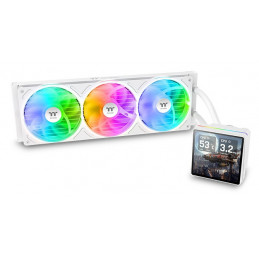 Thermaltake TH360 V3 Ultra ARGB Suoritin All-in-one-nesteenjäähdytin 12 cm Valkoinen 1 kpl