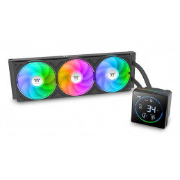 Thermaltake TH360-S V3 ARGB Suoritin All-in-one-nesteenjäähdytin 12 cm Musta 1 kpl