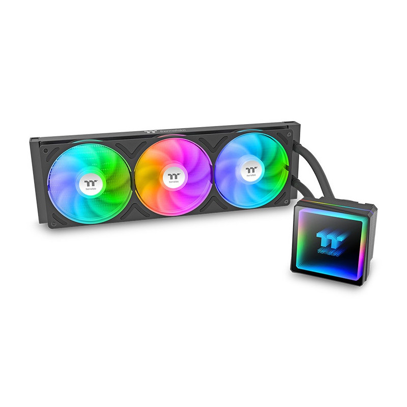 Thermaltake TH360 V3 ARGB Suoritin All-in-one-nesteenjäähdytin 12 cm Musta 1 kpl