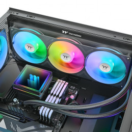 Thermaltake TH360 V3 ARGB Suoritin All-in-one-nesteenjäähdytin 12 cm Musta 1 kpl
