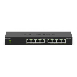 NETGEAR GS308LP Hallitsematon Gigabit Ethernet (10 100 1000) Power over Ethernet -tuki Työpöytä musta