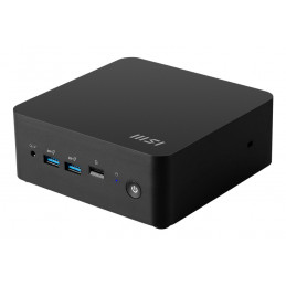 MSI Cubi NUC AI 1UMG-022AT Intel Core Ultra 7 155H 16 GB DDR5-SDRAM 1 TB SSD Windows 11 Pro Mini PC Musta