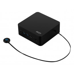 MSI Cubi NUC AI 1UMG-022AT Intel Core Ultra 7 155H 16 GB DDR5-SDRAM 1 TB SSD Windows 11 Pro Mini PC Musta